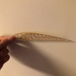 Rc airplane wing rib