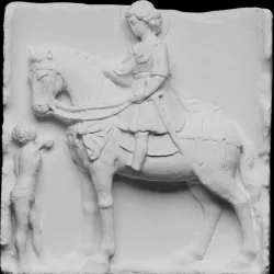 Relief depicting Saint Martin and the Beggar