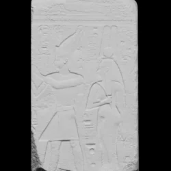Relief of King Osorkon and his wife
