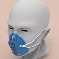 Reusable Facial Mask Respirator Frame Cover