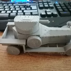 Rolls Royce Armored Car 1914 1/20 ish scale