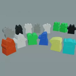 Root Board Game Meeples