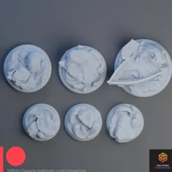 Round Bases - Water - Free Sample