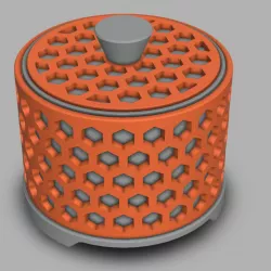 Round Hexagon Box