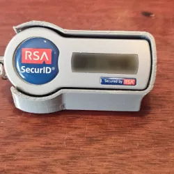 RSA SecurID angled holder