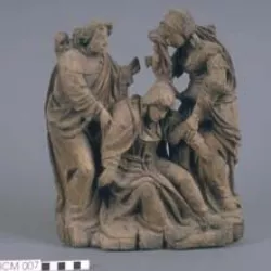 Sculpture of Virgin Mary, St John, Mary Magdalen