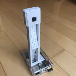 Self-standing case for Rasperry Pi Camera V2