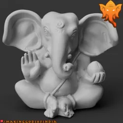 Shurpakarna Ganesha - Who Listens with Ears Like Winnowing Fans