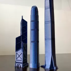 Skyscrapers of Hong Kong, China