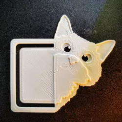 Sneaky cat bookmark