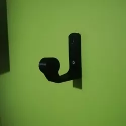 Soporte a la pared para casco de motocicleta