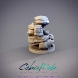 $0.99Stacked Rock Base (25.4mm)