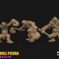 $1.20TROLL PIEDRA ROCA PARA WARHAMMER