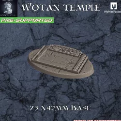 $1.50Wotan Temple Base 75x42mm base (pre-supported)