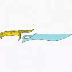 $10.00The Valorant Sovereign Knife - Two colors print