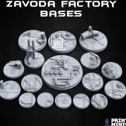 $10.00Zavoda Factory Bases - 17 miniatures - Doomsday Collection