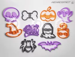 10 COOKIE CUTTER COOKIE CUTTERS HALLOWEEN COOKIE CUTTER MOULD