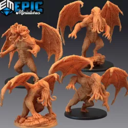 $12.90Star Spawn Set / Cthulhu Minion / Underwater Cthulhi / Lovecraft Entity