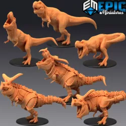 $12.90Tyrannosaurus Rex Set / Ancient Armored Dinosaur / Jurassic Hunter T-Rex