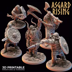 $14.00VIKINGS - Warriors Modular Warband PRESUPPORTED