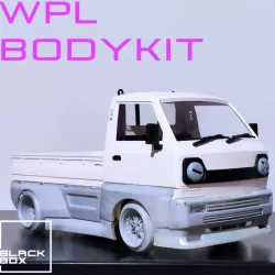$14.00WPL D12 RC Complete Bodykit Widebody and WING