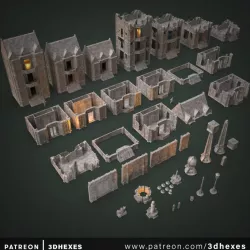 $15.00Steampunk/Victorian Mansion - Scenery Set