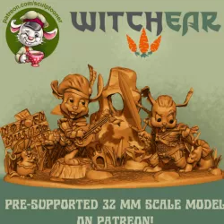 $15.00Witchear - 32 mm pre supported diorama 3D print model