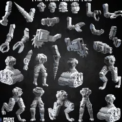 $16.00The Iron Acolytes - 28 piece modular kit - Doomsday Collection