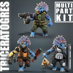 $17.50Triceratogres - Multipart Miniatures Set