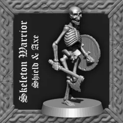 $2.00Undead Skeleton Warrior - Axe & Shield