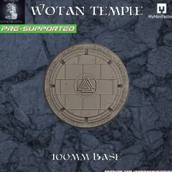 $2.00Wotan Temple 100mm base (pre-supported)