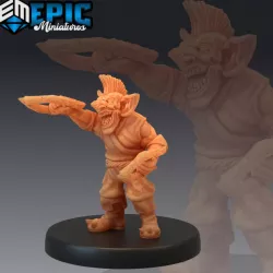 $2.90Wicked Goblin Tribe Brawler Warrior / Green Skin Army Soldier / Classic Creature