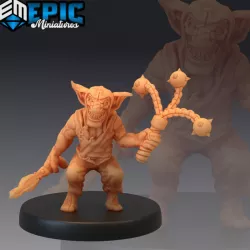 $2.90Wicked Goblin Tribe Flail Warrior / Green Skin Army Soldier / Classic Creature