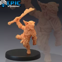 $2.90Wicked Goblin Tribe Sword Warrior / Green Skin Army Soldier / Classic Creature