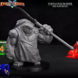 $2.99Tortle Peacekeeper Variant Miniature - Pre-Supported