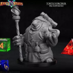 $2.99Tortle Sorcerer Variant Miniature - Pre-Supported