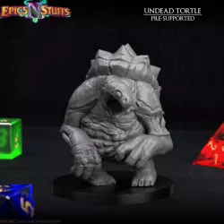 $2.99Undead Tortle Miniature - Pre-Supported