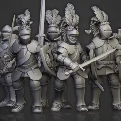 $20.00Sunland Knights on Foot- Highlands Miniatures