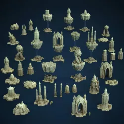 $20.00The Floating Islands #2 - Scenery Set