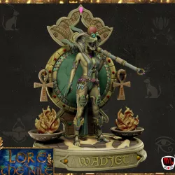 $20.00Wadjet, Goddess and protector of Lower Egypt Diorama (Pre-supported)