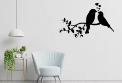 2D Love birds wall decoration