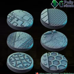 $3.00Tabletop miniature sci-fi cyberpunk fantasy. Bases