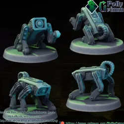 $3.00Tabletop miniature sci-fi cyberpunk fantasy. Dog droid. Cyber good boy