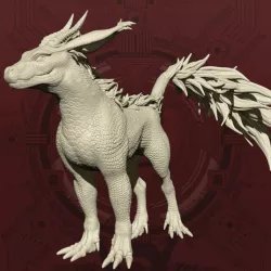 $3.00Umbral Drake - Calm Pose (Alien Creature)