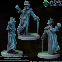 $3.50Tabletop miniature sci-fi cyberpunk fantasy. Cyber necromancer Baron Samedi