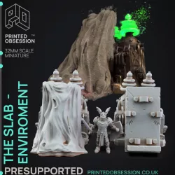 $3.50The Slab - Frankensteins lab - Enviroment/ Scatter Terain - PRESUPPORTED - 32mm scale