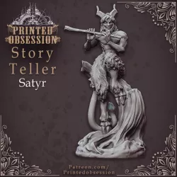 $3.50The Story Teller - Satyr - D&D 5E - 32mm
