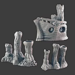 $3.50Underwater Steam Vents and Debris [SUPPORT-FREE]