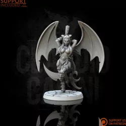 $3.90Female vampire succubus with scythe (0052)