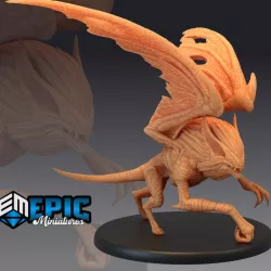 $3.90Terror Bat Attacking / Winged Dark Beast / Night Creature